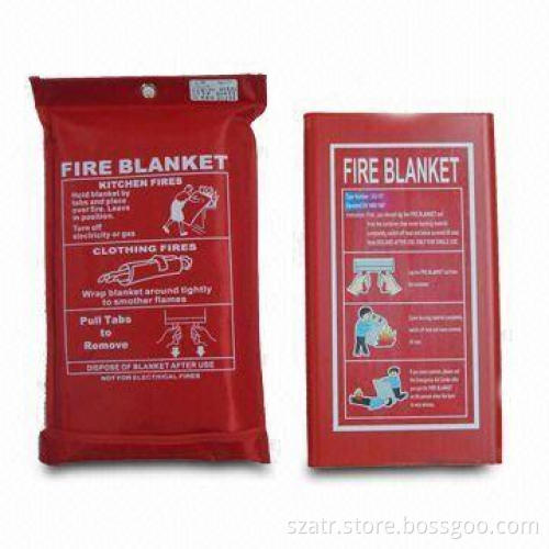Car Fire Blankets, Made of Fiber Glass material, Available in Various Sizes